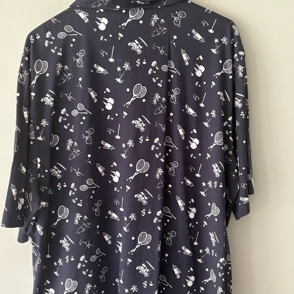 POLO GOLF Men's Navy Polo Shirt S/S with Sports Print
Sz XL TG - Picture 5 of 6